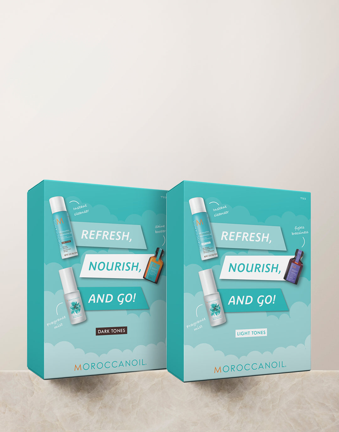 Rafraîchissez, nourrissez, partez ! Tons clairs