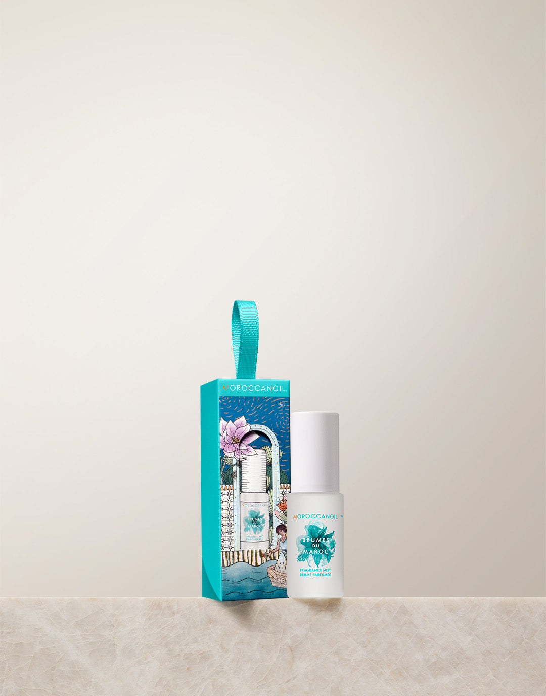 Moroccanoil Hair & Body Fragrance Mist versiering voor de feestdagen