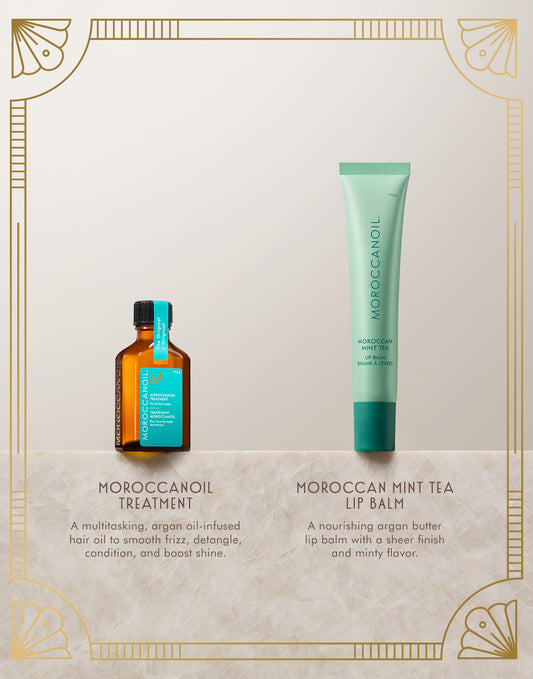 The Shine Suite: Geschenkset met Mint Tea Lip Balm