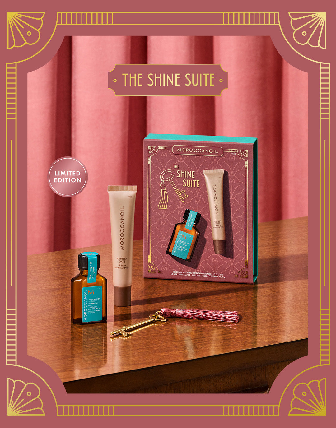 The Shine Suite: Geschenkset met Vanilla Date Lip Balm