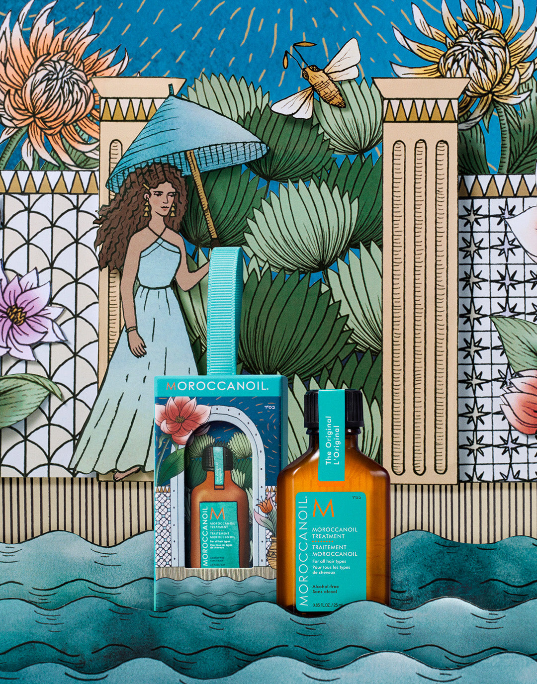 Moroccanoil Treatment Haarolie versiering voor de feestdagen